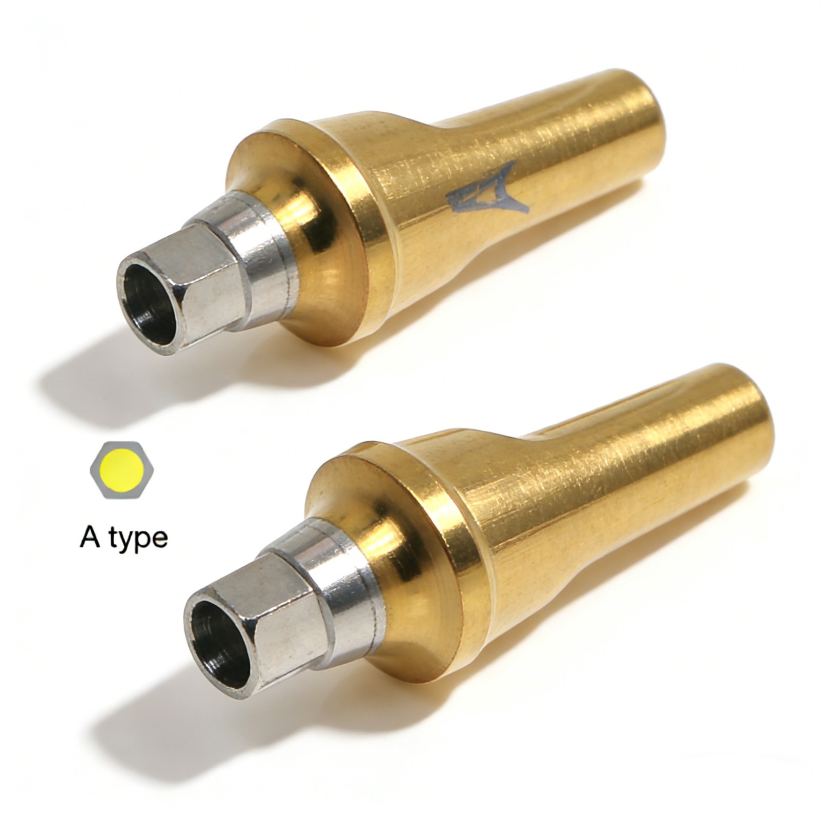US Dental Titanium Hex A/B 17° Angled Abutment for Hiossen ET Mini Regular Plat