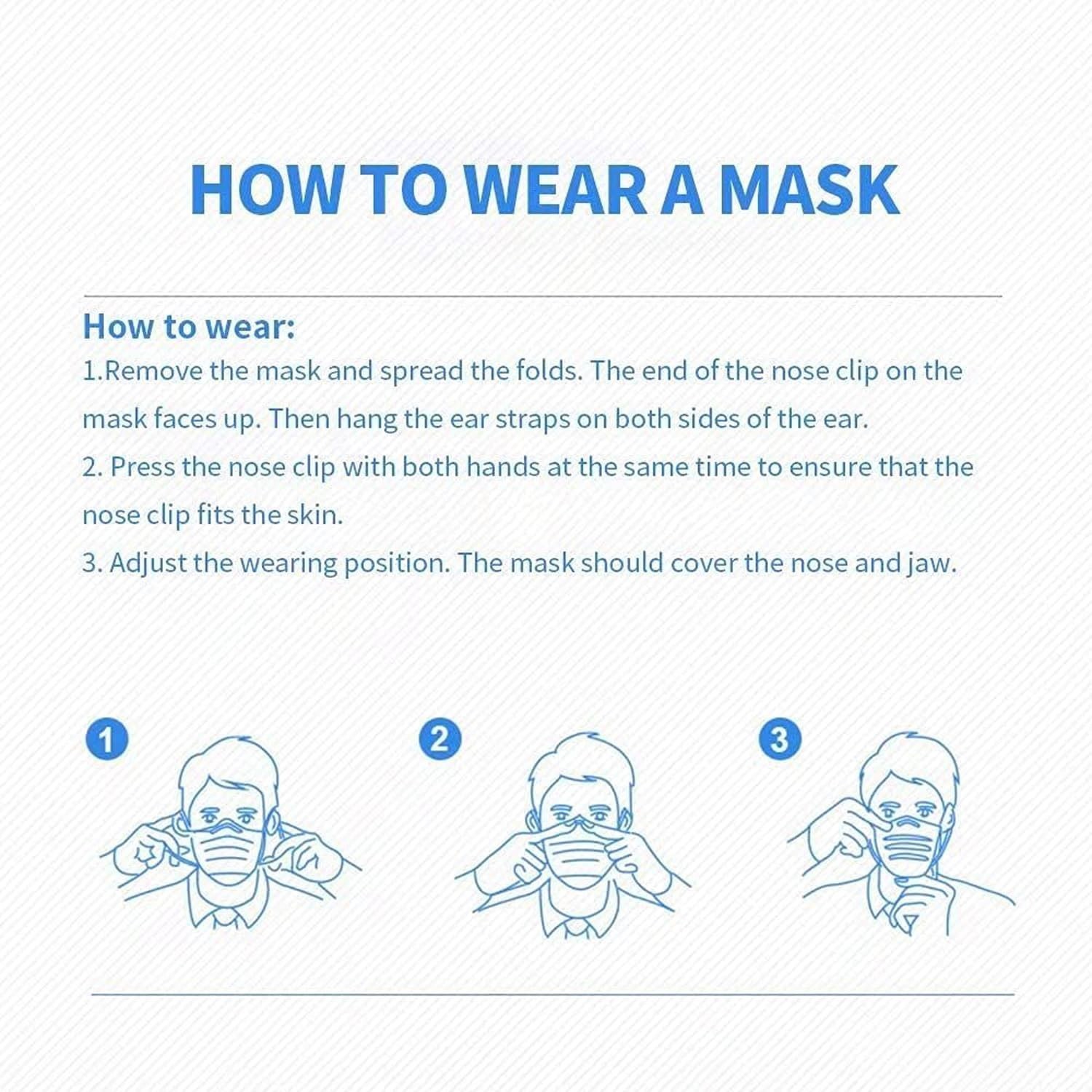 Versatile 3-Ply Black Face Masks – 100Pcs for Daily Use & All Occasions