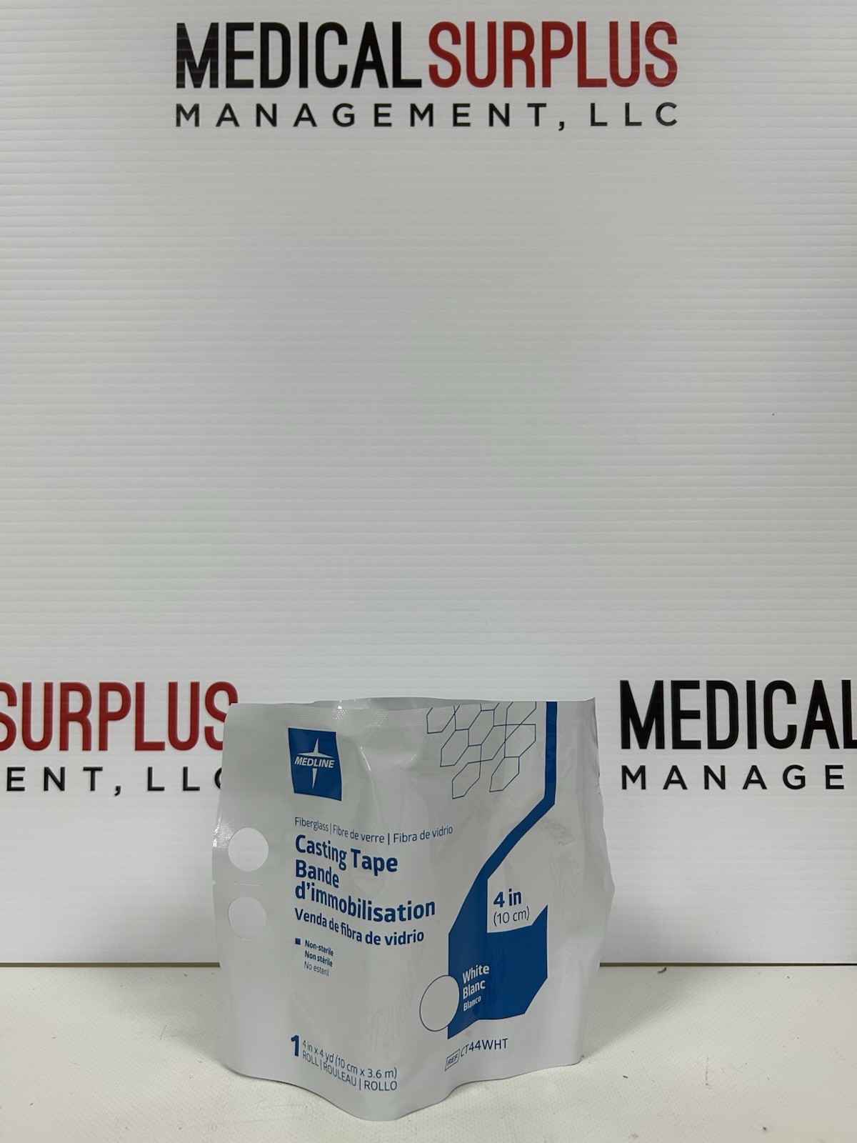 Medline CT44BWHT Fiberglass Casting Tape 4”x4yd, Lot Of 9