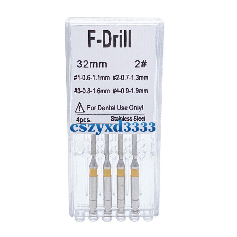 1/3/5/10 Box Dental Endodontic Stainless Steel Root Canal Fiber Post Drills