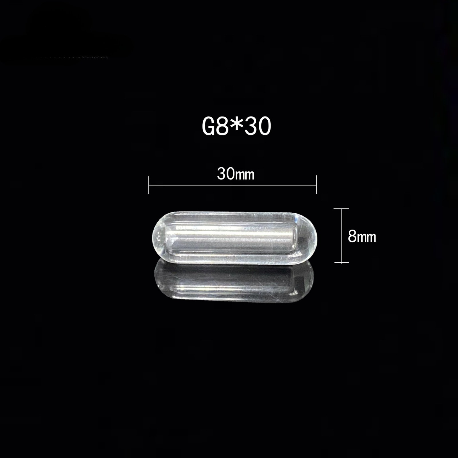 High Temp Strong Magnetic Glass Stir Bar Cylindrical 350℃ Lab Stirrer