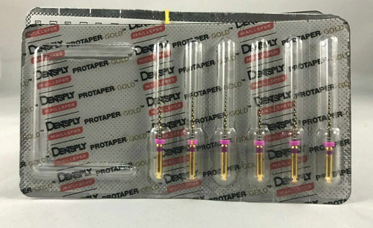 Dentsply ProTaper Gold Rotary Files F1,F2,F3,S1,S2,SX-F3 6 files packs Blister