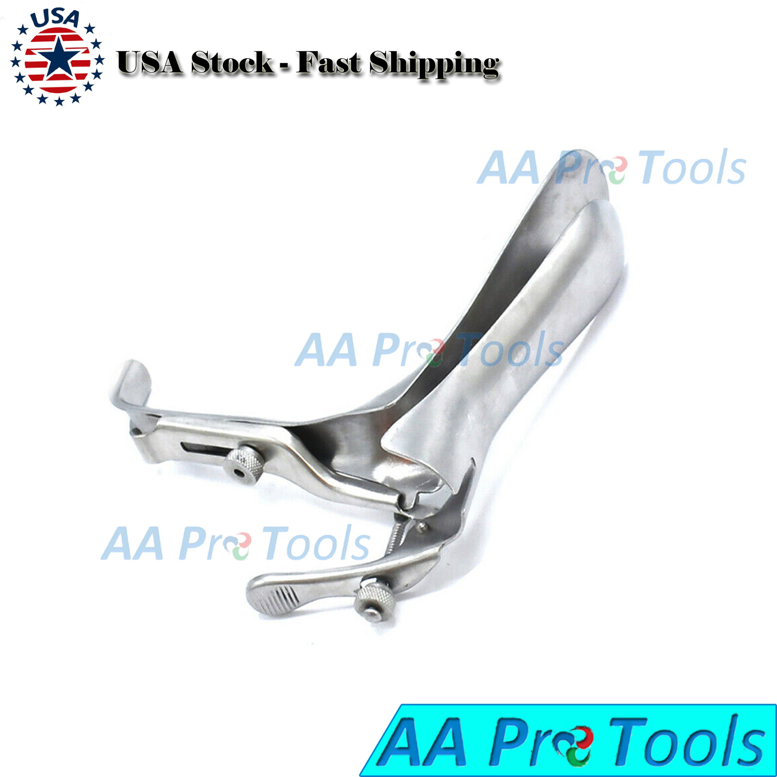 3-Pcs Open Side Graves Vaginal Speculum Small, Medium Large Ob/Gyne Hospital
