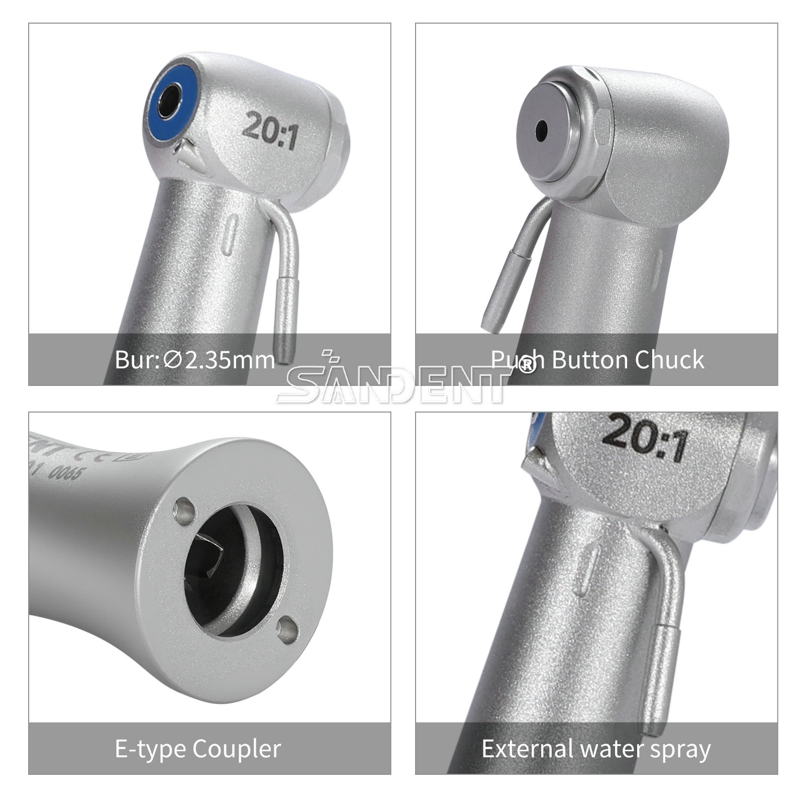 NSK S-Max SG20 Style Handpiece Surgical Implant Reduction Non LED 20:1 Dental