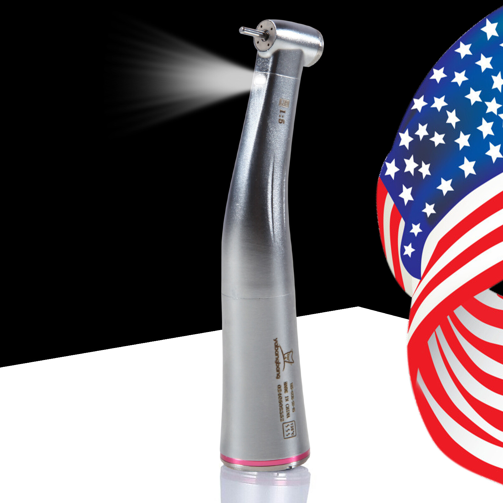 Dental 1:5 LED Contra Angle Handpiece FOR Electric Motor MT2 MT3