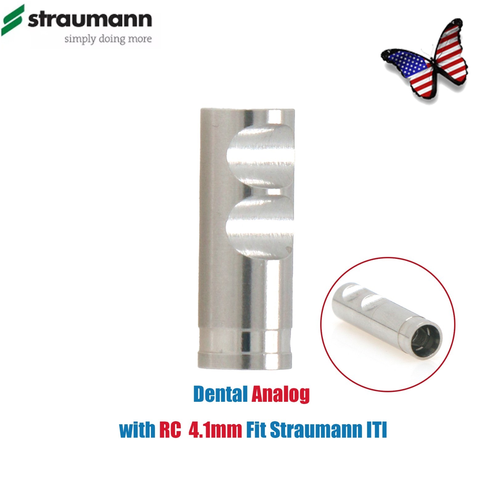 US Dental Fits Straumann ITI NC/RC Impression Coping & Scanbody Open/Closed Tray
