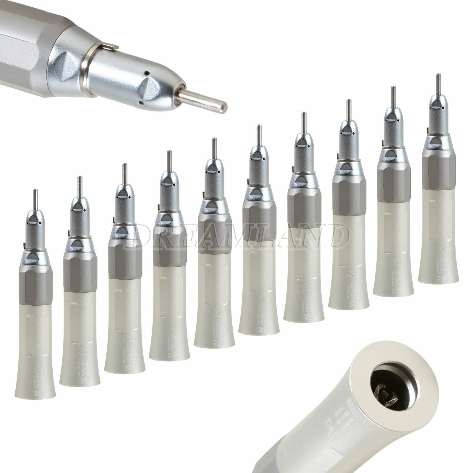10x NSK style Dental Slow Low Speed Handpiece Straight push button head YX FX65