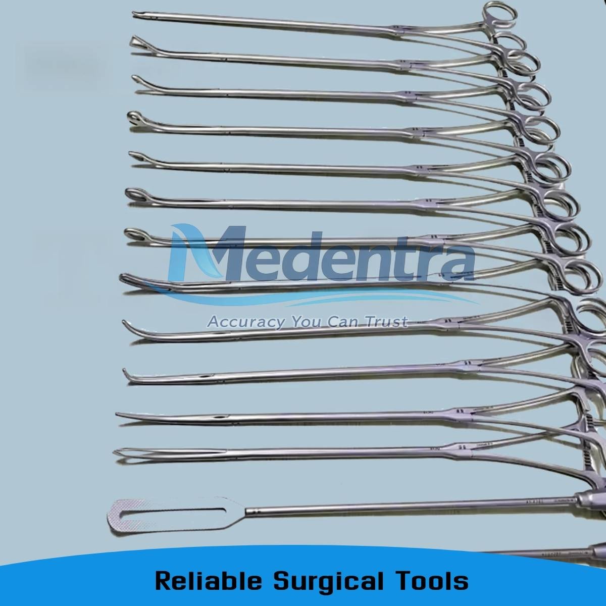 15pcs Thoracoscopic Tissue Forceps – Thoracic Surgery Grasper Instruments