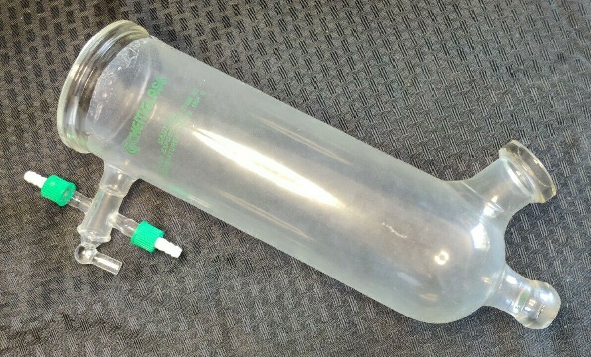 Chemglass Coated Glass “C” Rotary Evaporator Complete Dry Ice Condenser Assembly