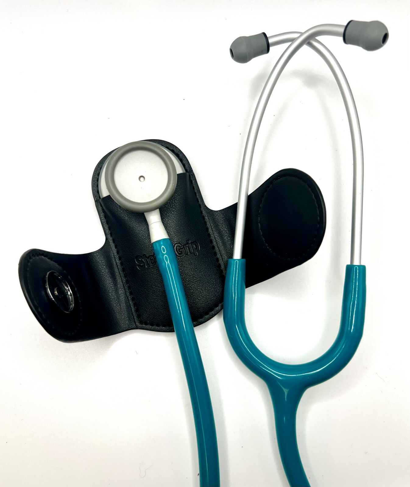 Stethoscope Holster Magnetic Closure Hip Clip w/Belt Loops Pocket & Bell Holder