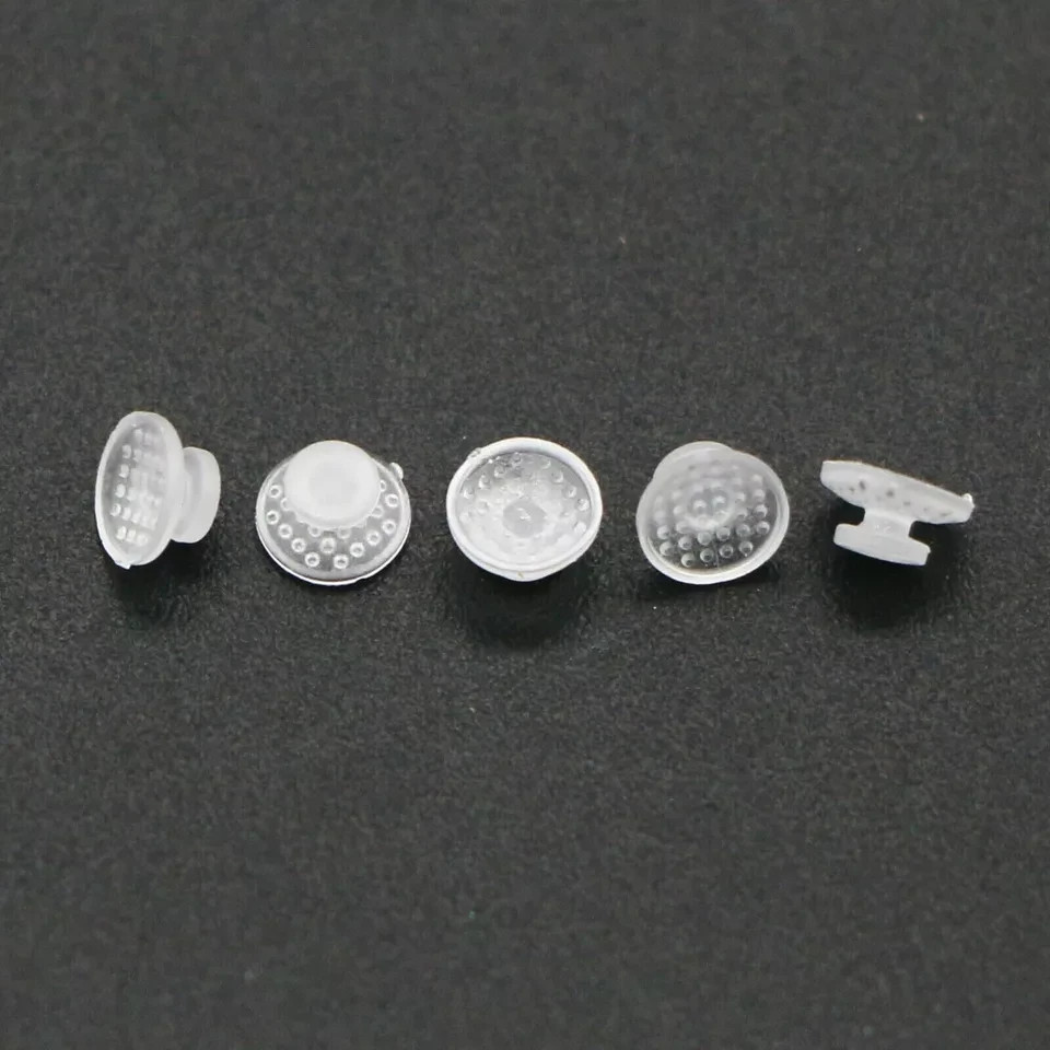 10Pcs/Pack Dental Clear Orthodontic Ceramic Lingual Button Bondable Round Base