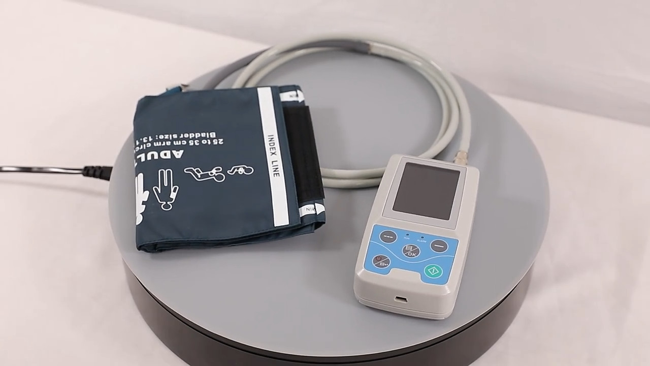 Ambulatory Blood Pressure Monitor NIBP Holter Recorder with 3 Cuffs PC Software