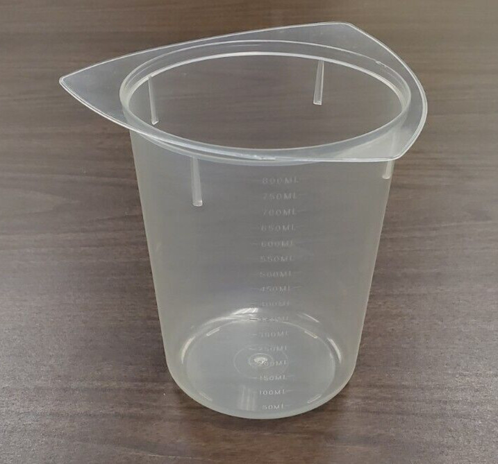 800ML POLYPROPYLENE TRICORNER BEAKER CS/100