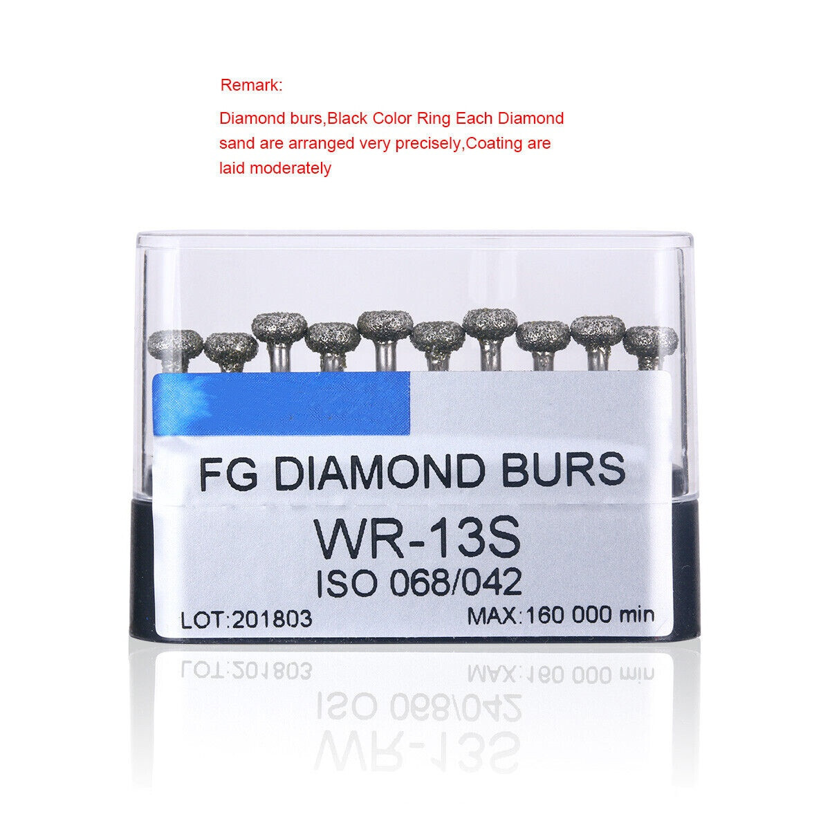 10Pcs/Box Dental Super Coarse Diamond Burs FG Drills for High Speed Handpiece
