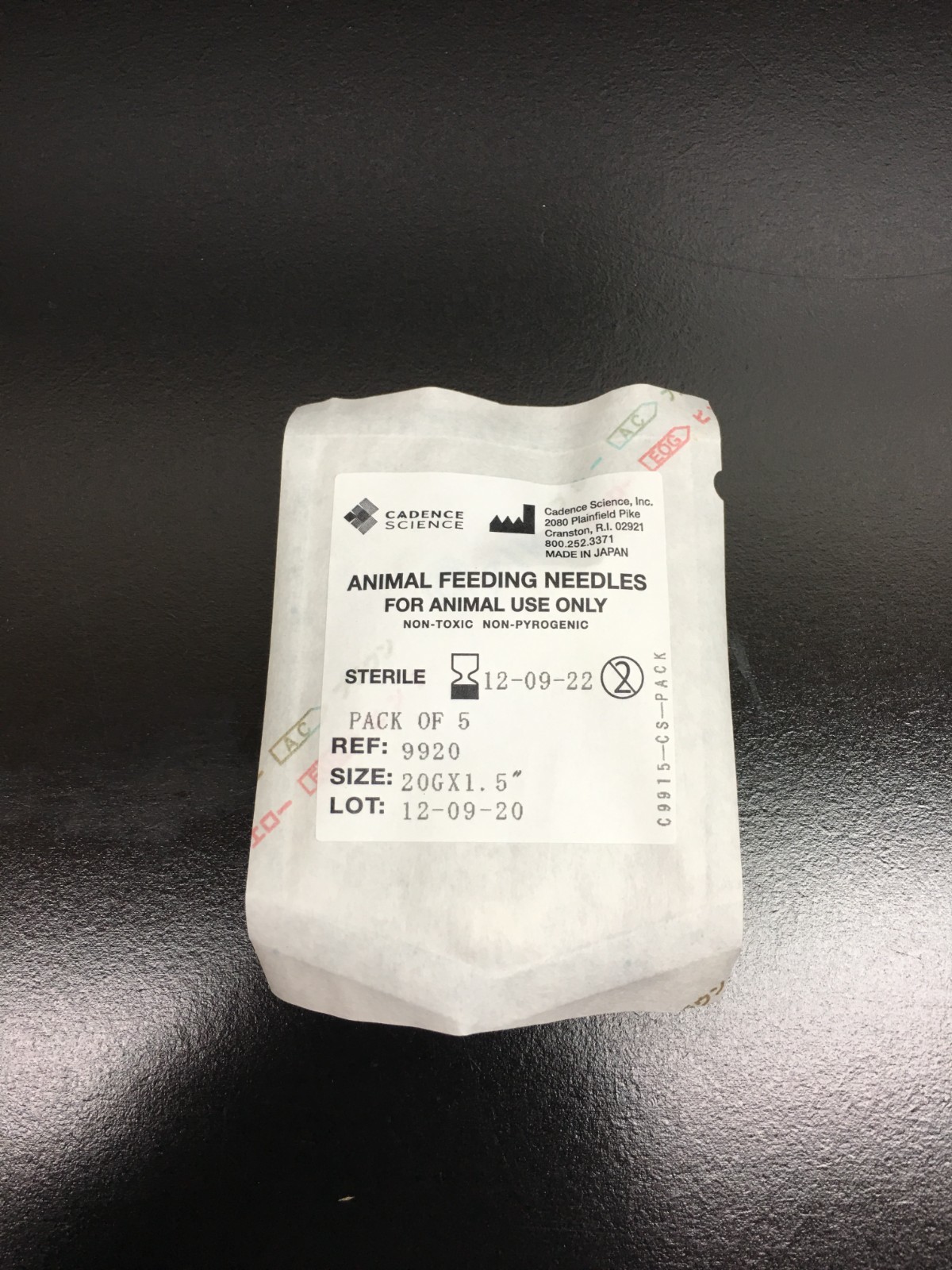 Cadence Science REF 9920 Animal Feeding Tubes Size 20G X 1. 5″ Lot 40 Pieces