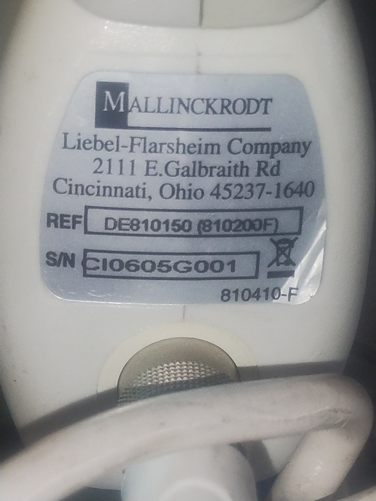 MALLINCKRODT OPTISTAT INYECTOR.