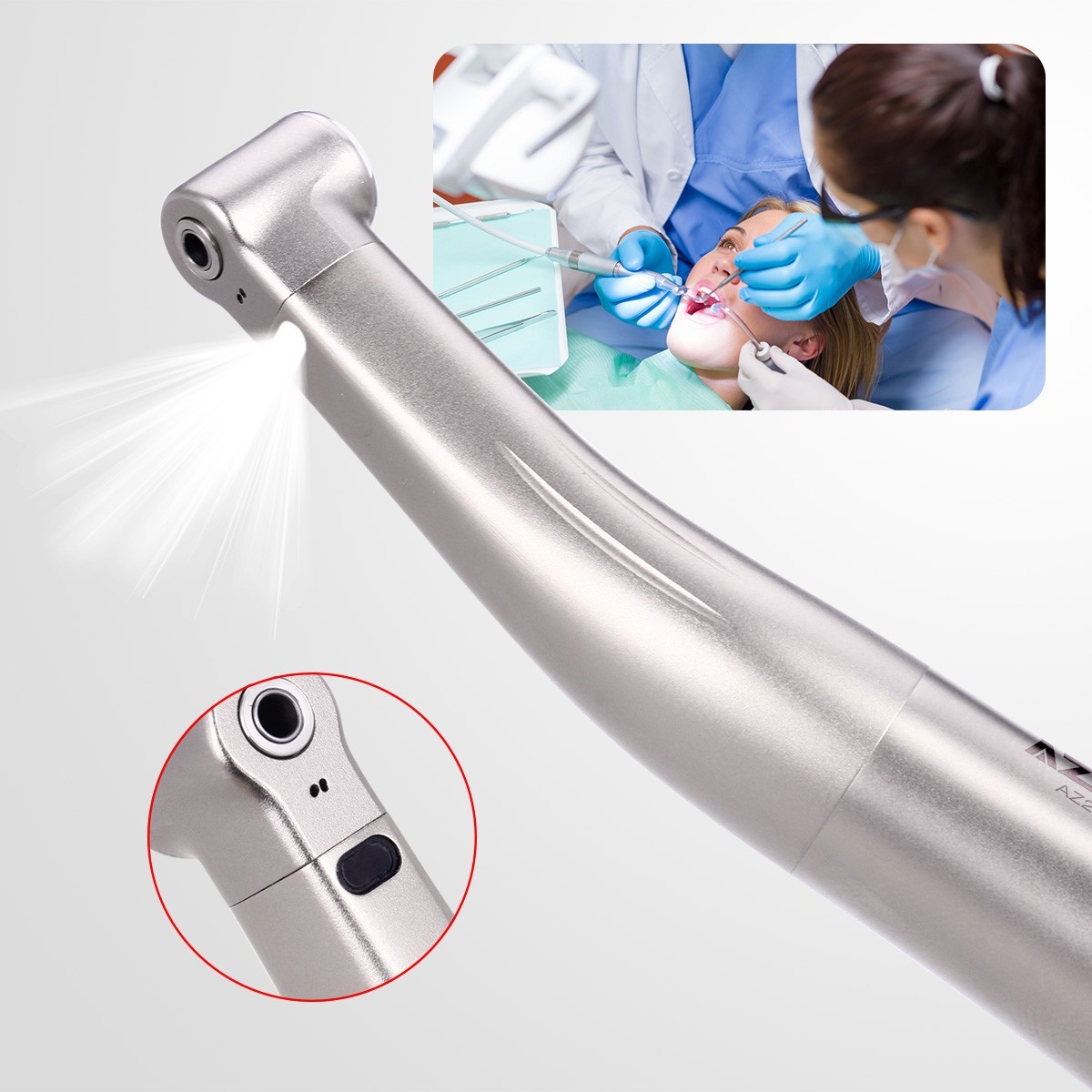 Dental Electric LED Brushless Micro Motor/1:1/1:5 /1:4.2 Increasing Handpiece