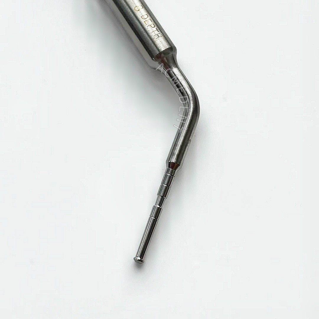 GH Depth Gauge Probe Measuring BDG Dental Gingiva Height Ruler OSS ITI