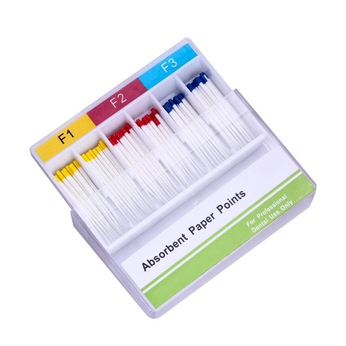 AZDENT Endodoncia dental Puntas de gutapercha y papel absorbente F1.F2.F3