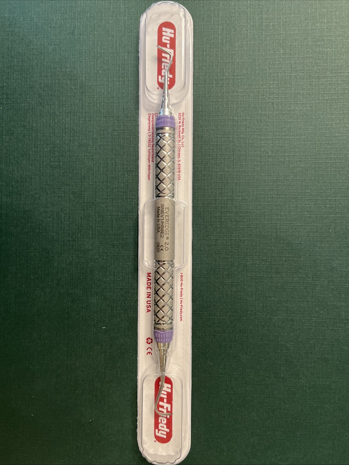 HU FRIEDY hand scaler Everedge SNEV1/H59E2 Made In USA Anterior Sickle Hoe Lot 8