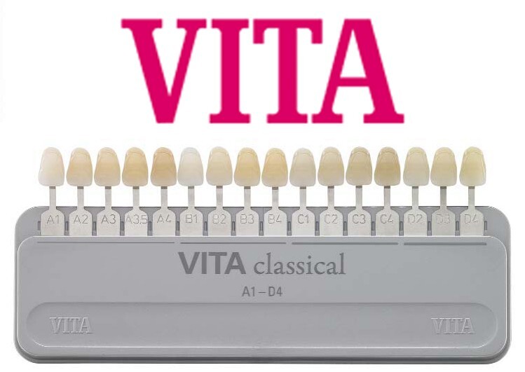 VITA 100% Original Classical Tooth ShadeGuide 16 Authentic Colours A1-D4 GERMANY
