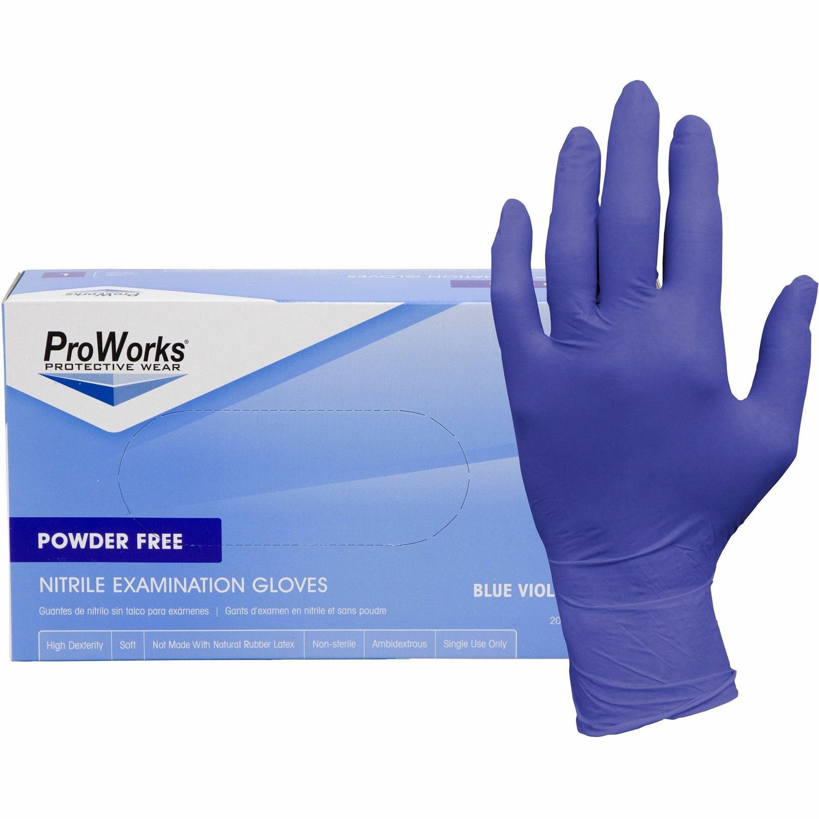 ProWorks Nitrile Exam Gloves (gln125fx)