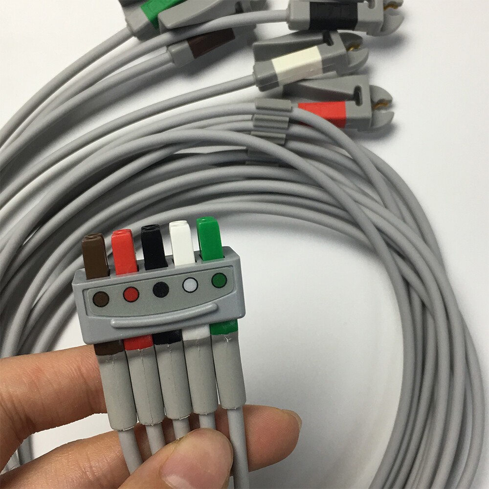 For GE Adult 5 Lead Cable 414556-002 Replace 412681-002