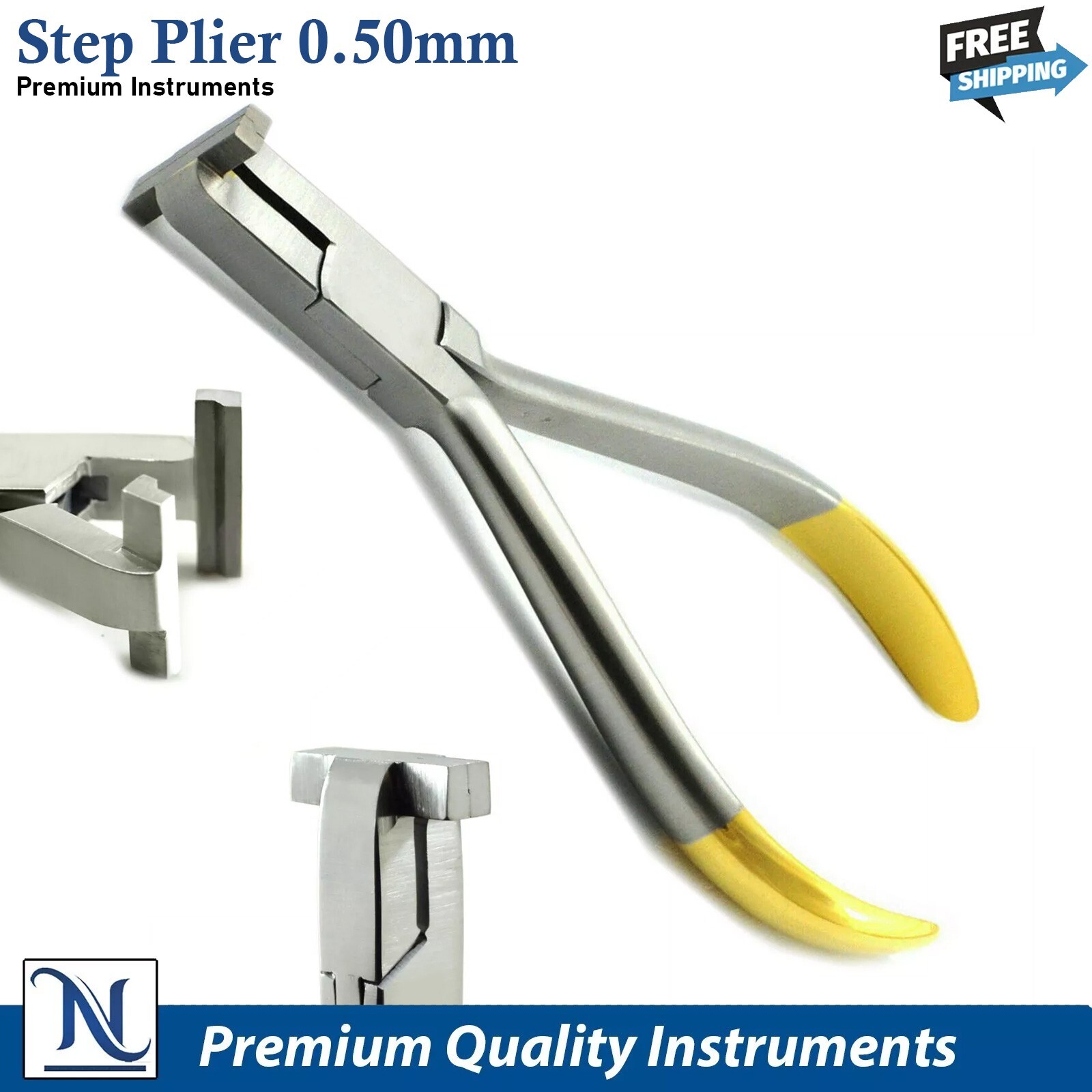 Alicates Ortodoncia Step a Paso – (0.5mm, 0.75mm, 1mm) para Brackets y Alambre