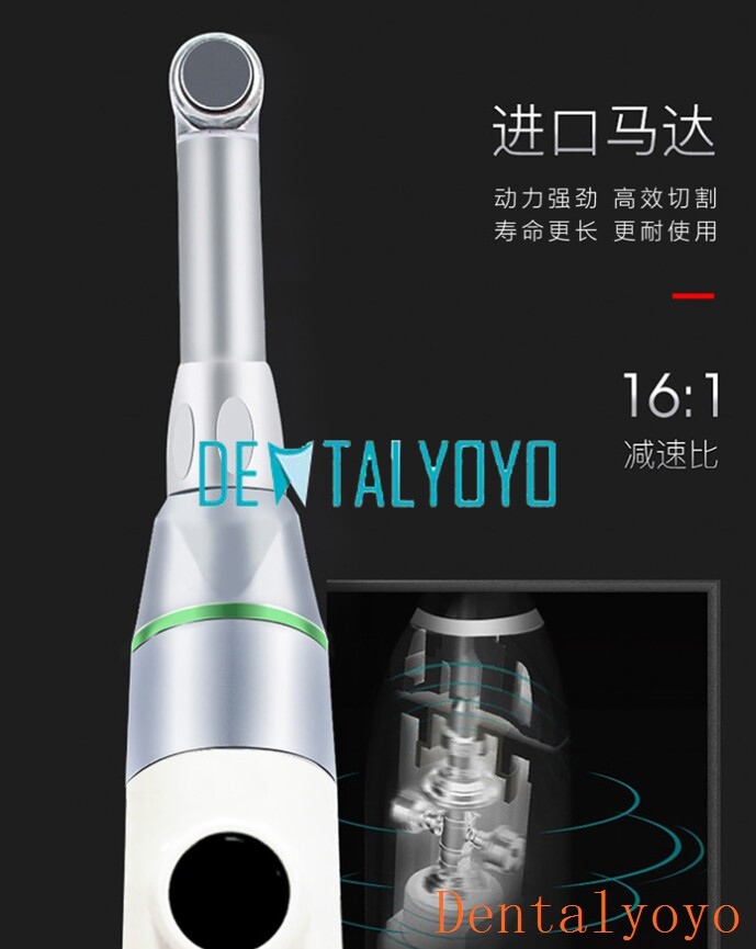 Y-SMART Mini Dental Endodontic Endo Motor Contra-angle 16:1 Wireless charging