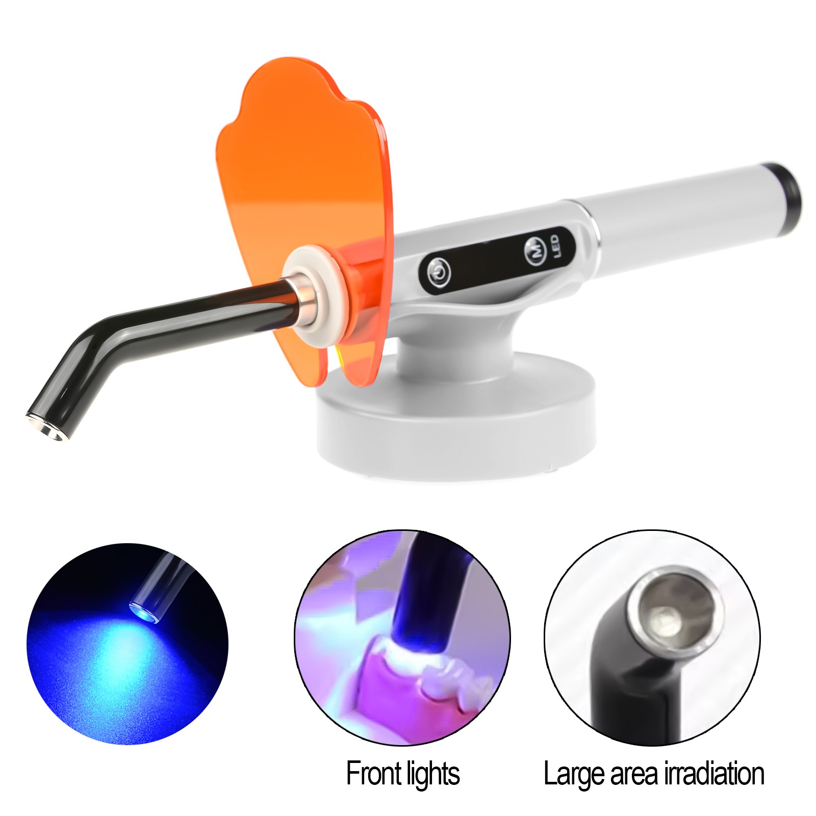 5W High Power Dental LED Curing Light 420-480nm Resin Cure Lamp 4 Working Modes