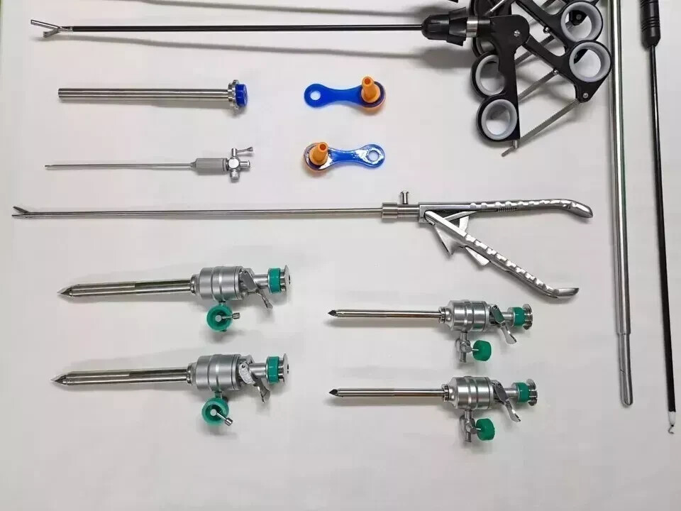 21PC – Laparoscopic Sugery Set SS High Quality Reusable Autoclave Instruments