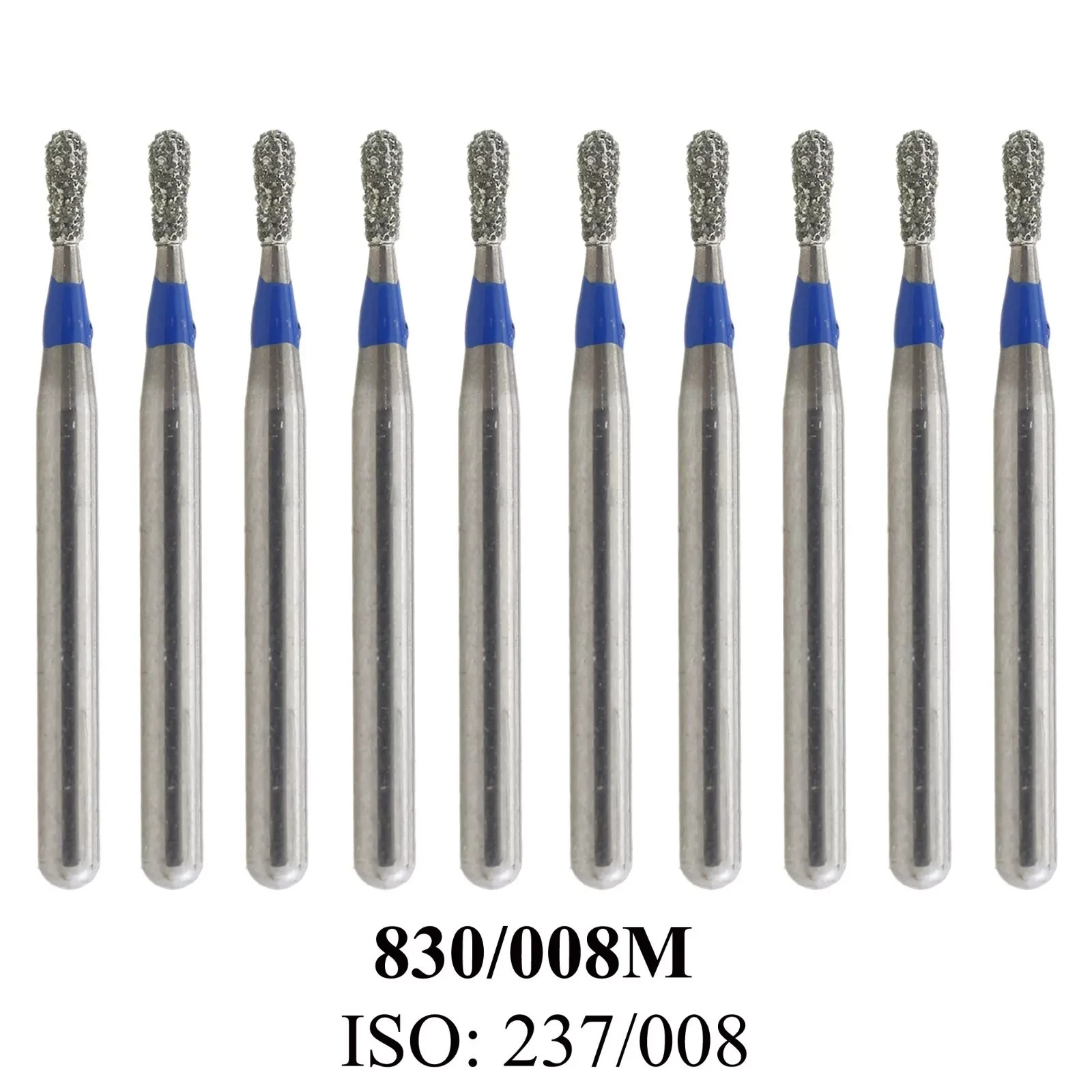 Multi-Use Dental Diamond Burs Pear Friction Grip FG Medium Coarse 830/008M 830L