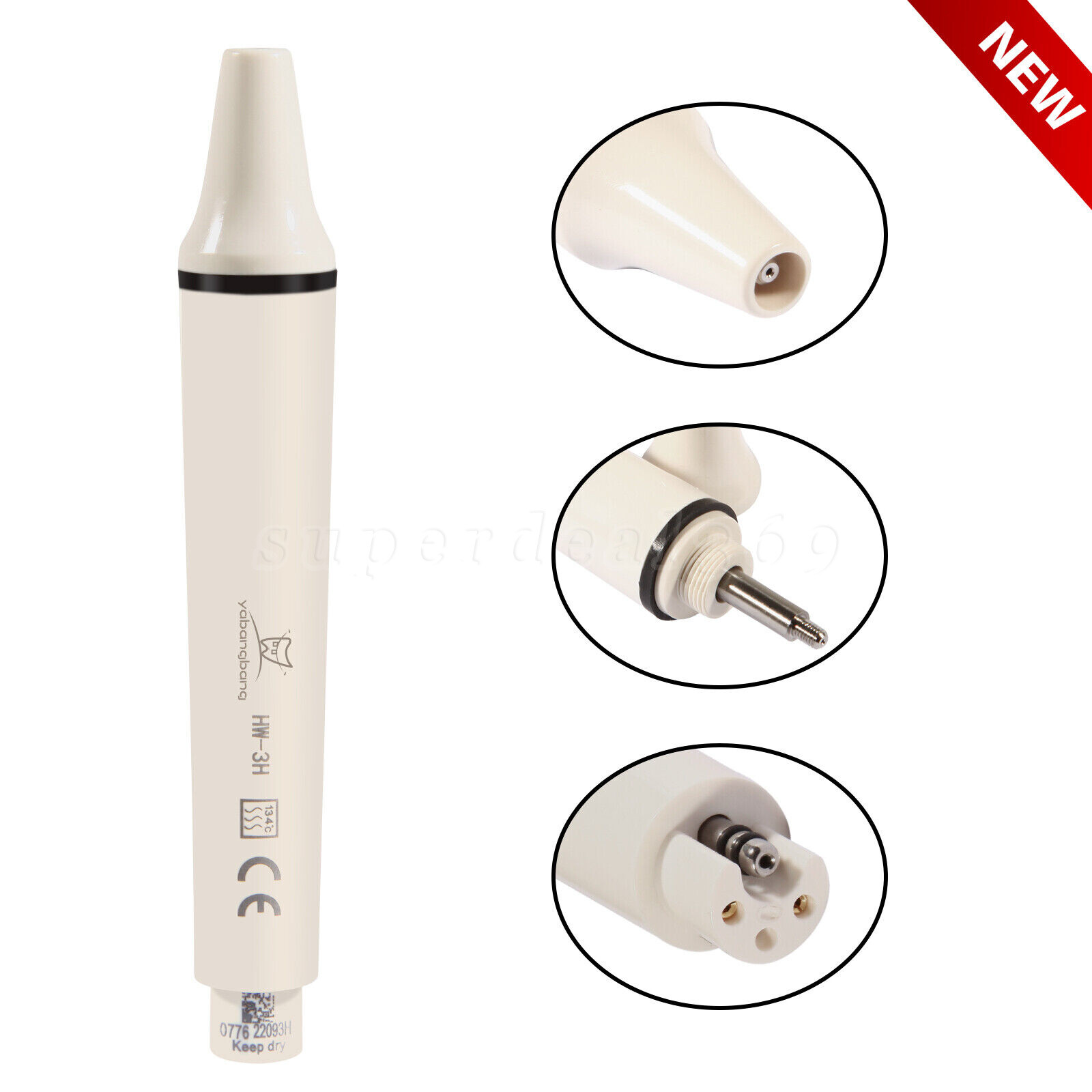 Dental Ultrasonic Piezo Scaler Handpiece (LED) Fit WOODPECKER EMS /DTE Tips ns