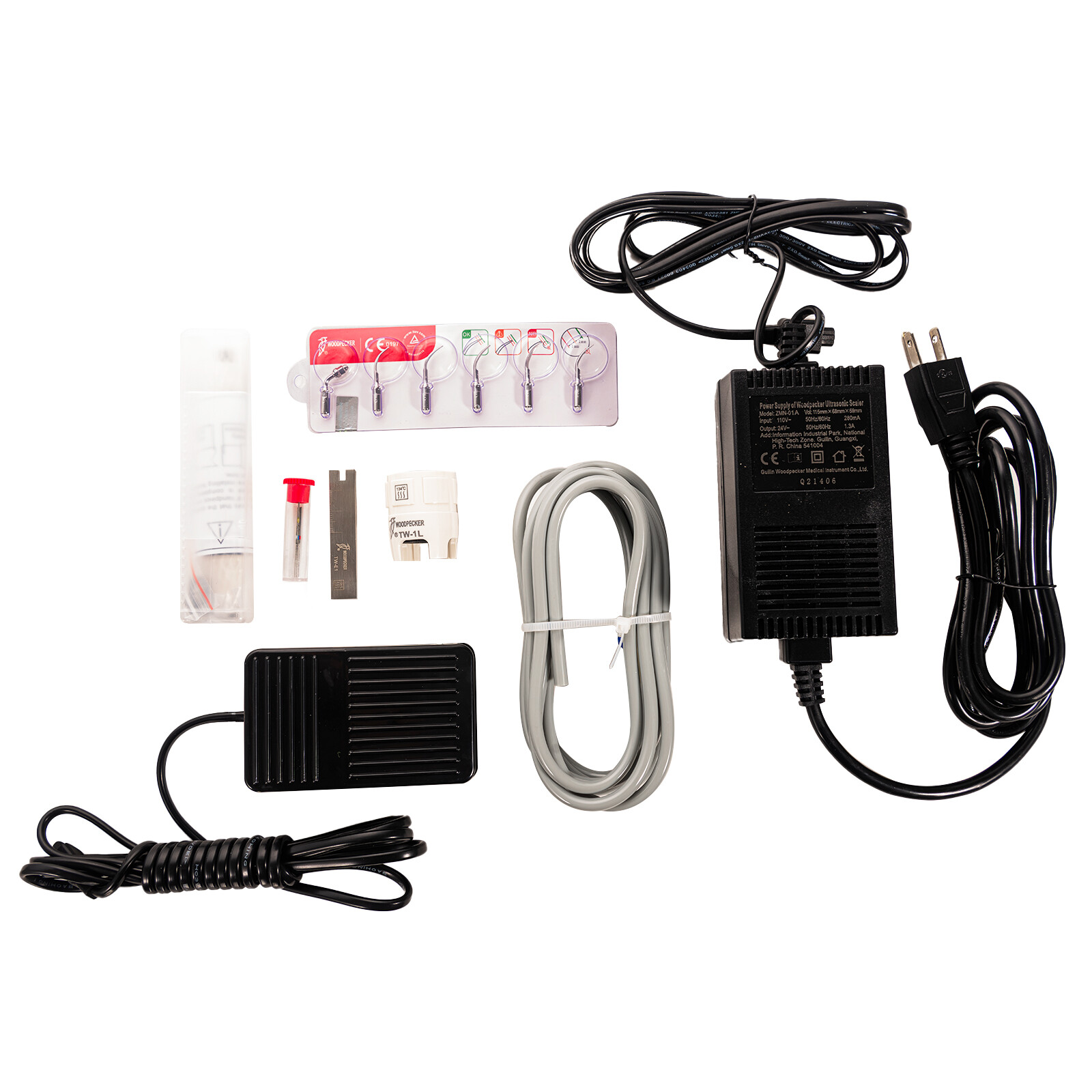 Woodpecker LED Dental Endodontic Ultrasonic Scaler UDS-P +Tip Scaling+Perio+Endo