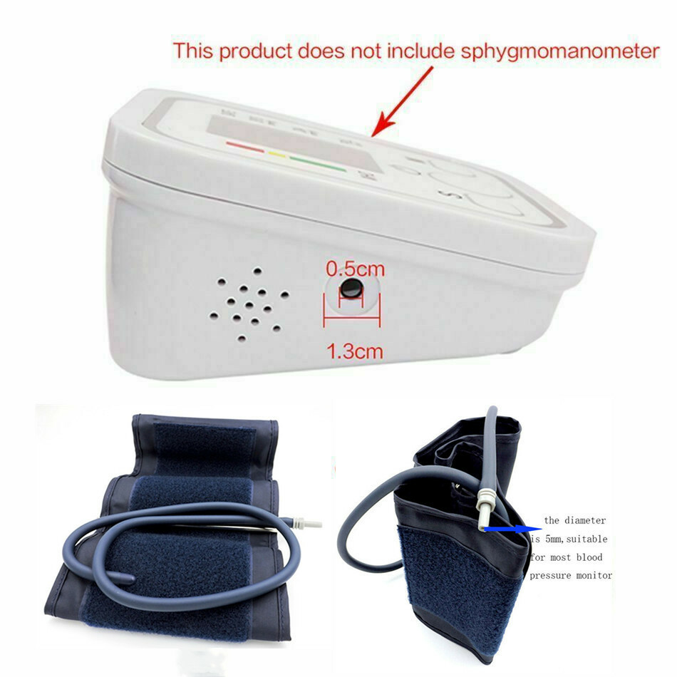 Replacement Cuff for Arm Blood Pressure Monitor Machine Extra Large Cuff BP cuff