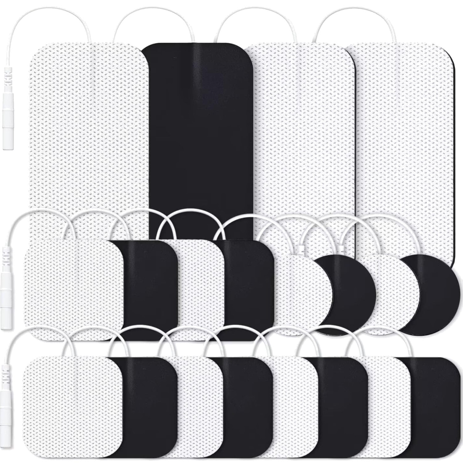 TENS Unit Replacement Pads Combination Set, 20 Packs Multiple Sizes Electrode…