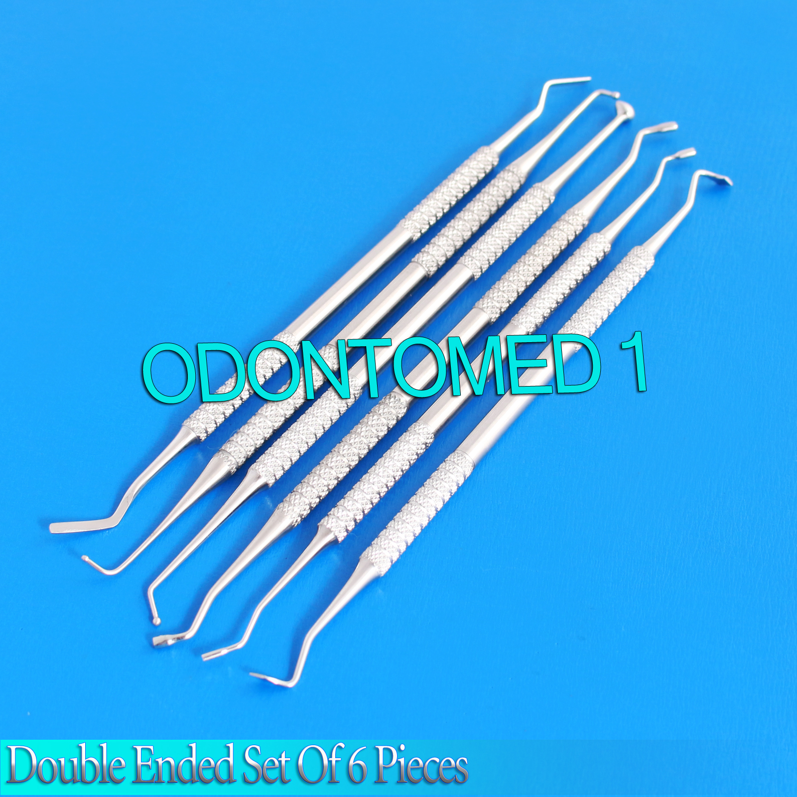 Dental Composite Filling Scalers Instruments Double Ended Set of 6 pieces PR-109