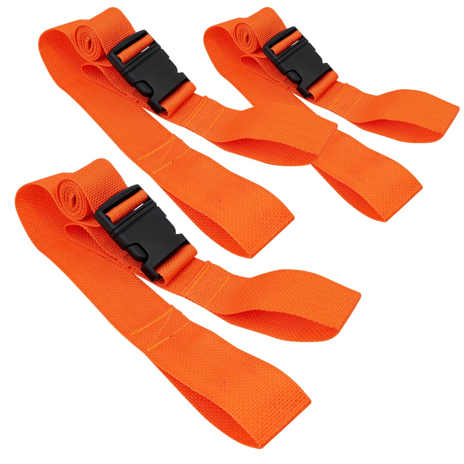 LINE2design Spine Board Straps – Disposable Backboard Straps Pack of 3 – Orange