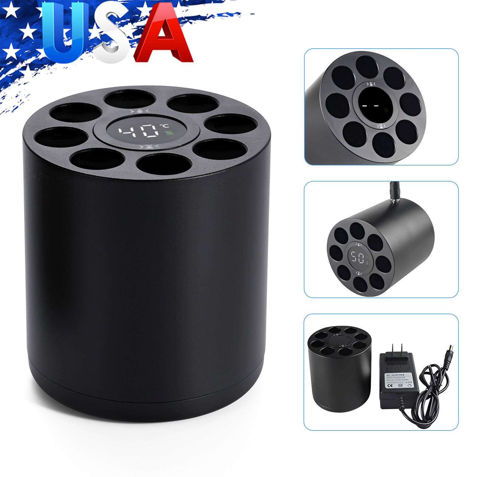 Dental Composite Resin Heater Material Soften Heat Warmer 40-70℃ US Plug