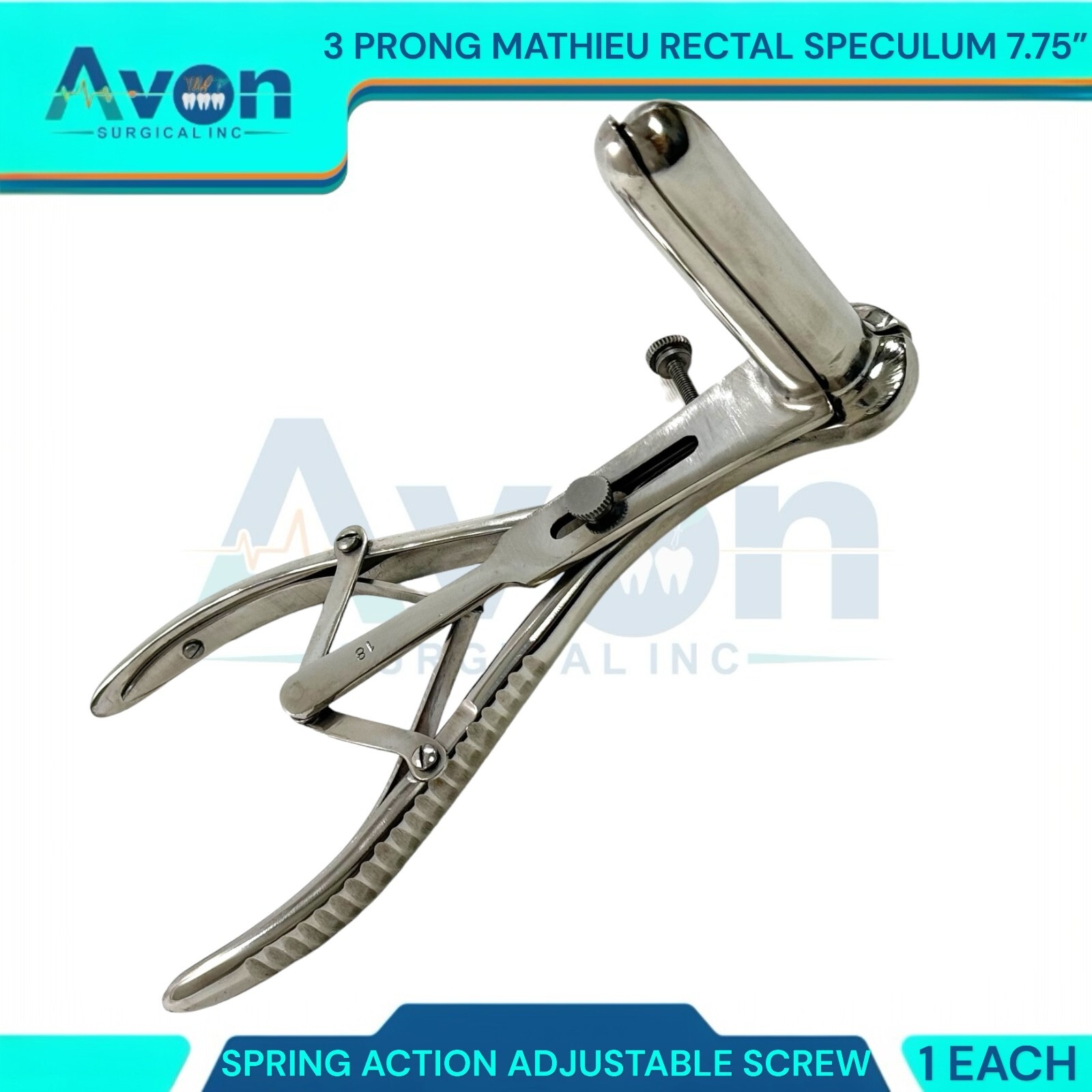 New Premium Grade Mathieu Anal Speculum 3 Prong Prop Display