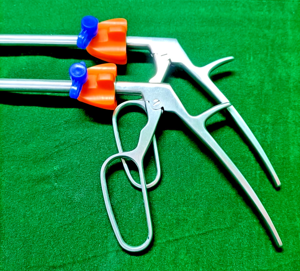 2pc Laparoscopic Clip Applicator Single Action LT 300/LT 400 Reusable Instrument