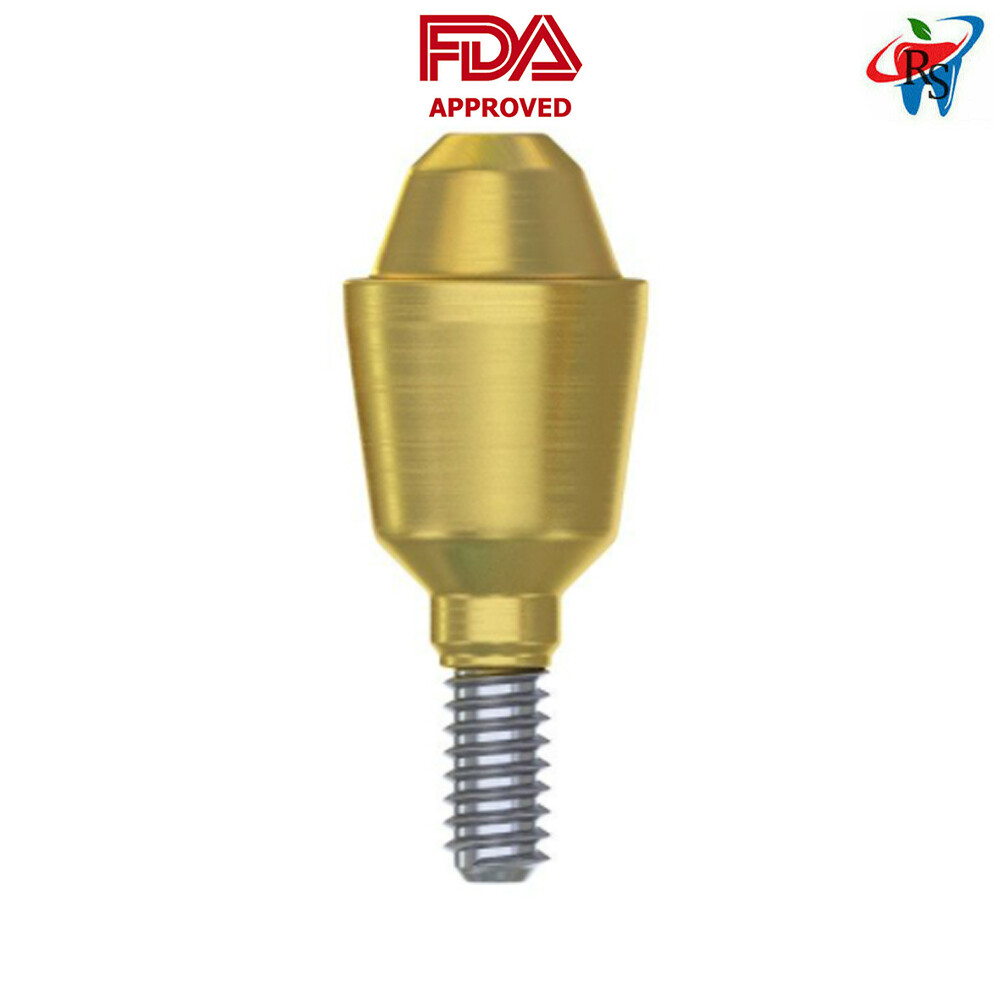5x Set Straight Multi-Unit 1.6 RP Int Hex 2.42mm + Titanium Sleeve Fixture
