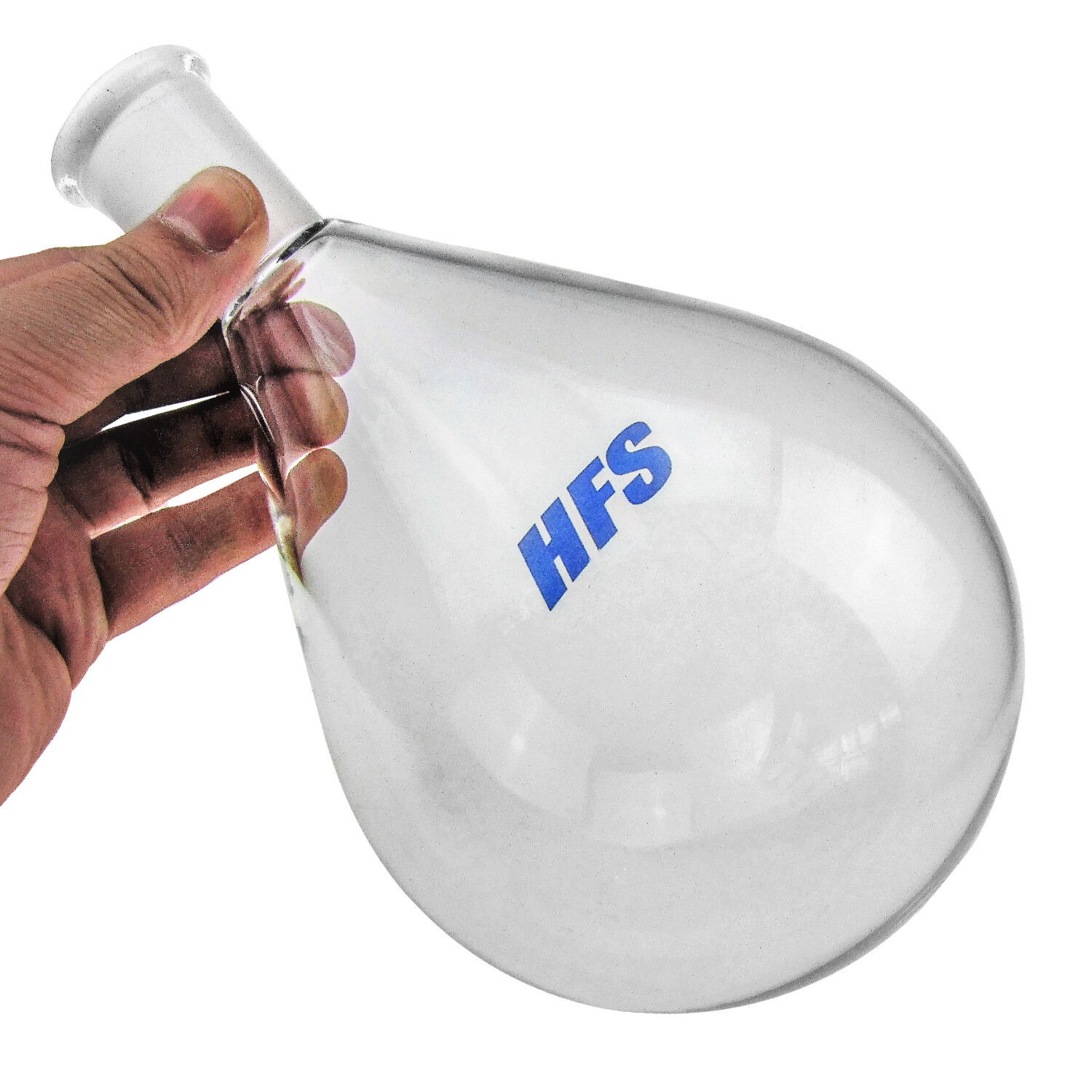 Single Neck Oval-Shaped Round Bottom Flask Tapered Joint 24/40, 500ML, 1L, 2L
