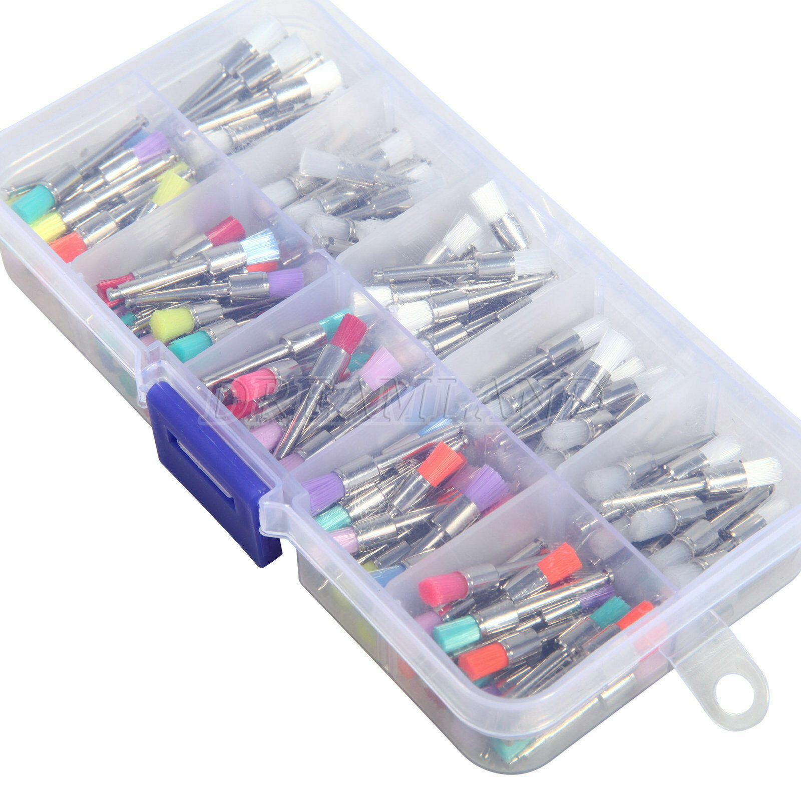 200Pcs/Box Dental Nylon Materials Closure Flat Polishing Prophylaxis Brushes USA