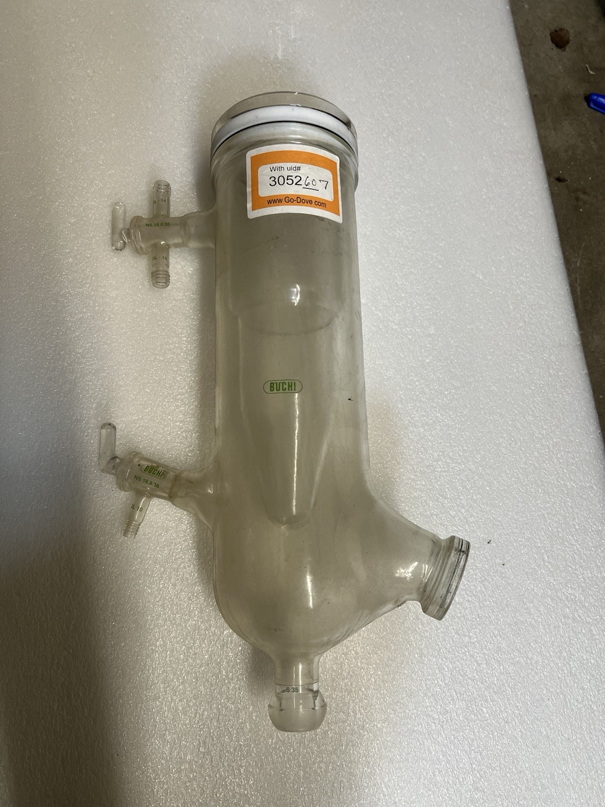 BUCHI CG-1333-A-01 Condenser Plastic Coated Rotary Evaporator