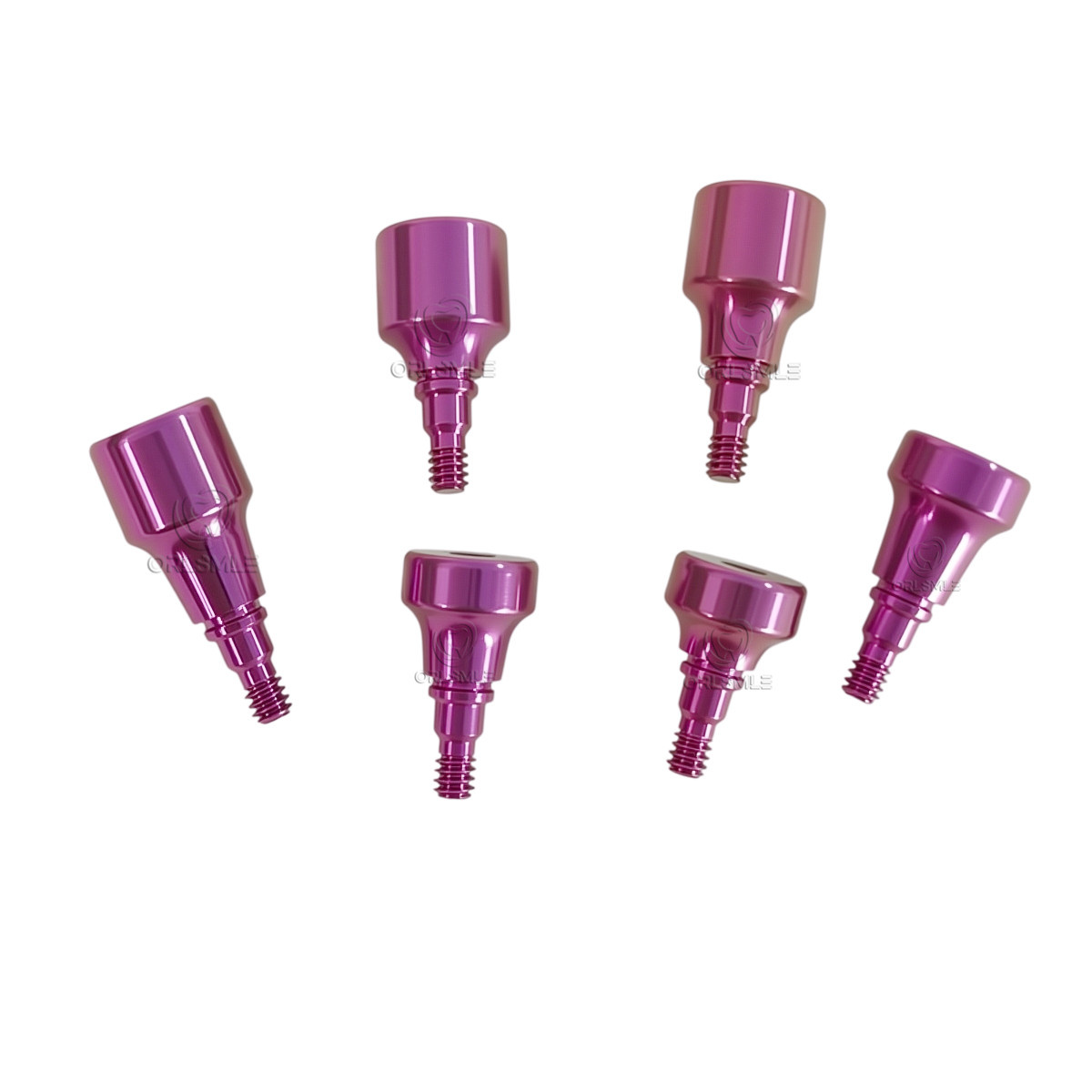 6 pcs Healing cap / Abutment compatible with Straumann BLX D4.0 / 5.0