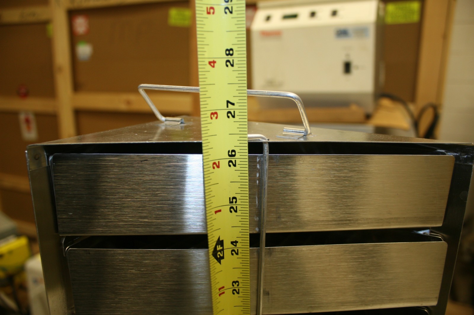 Stainless Steel Cryogenic 12 Cryo Freezer Storage Chamber Racks 26 1/2″ x 5 1/2″