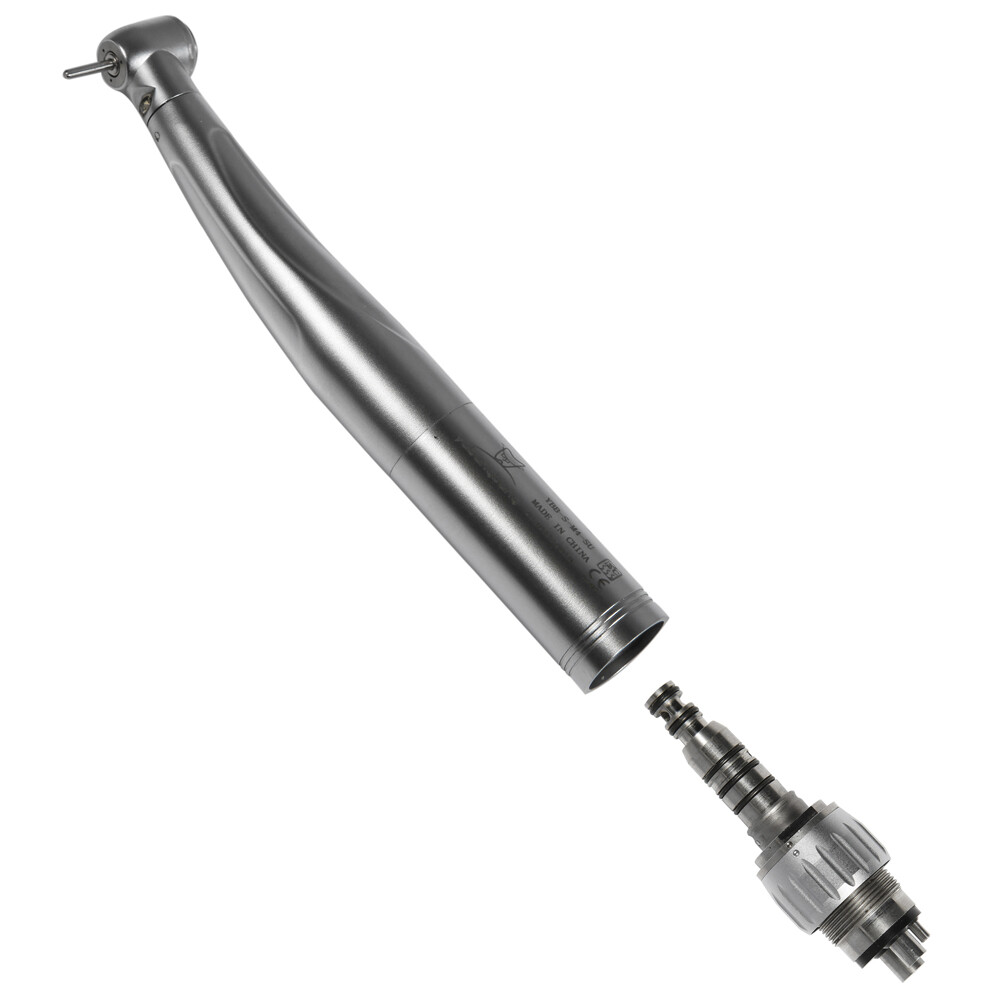 KAVO Style Dental LED E-generator Fiber Optic High Speed Handpiece+4Hole Coupler