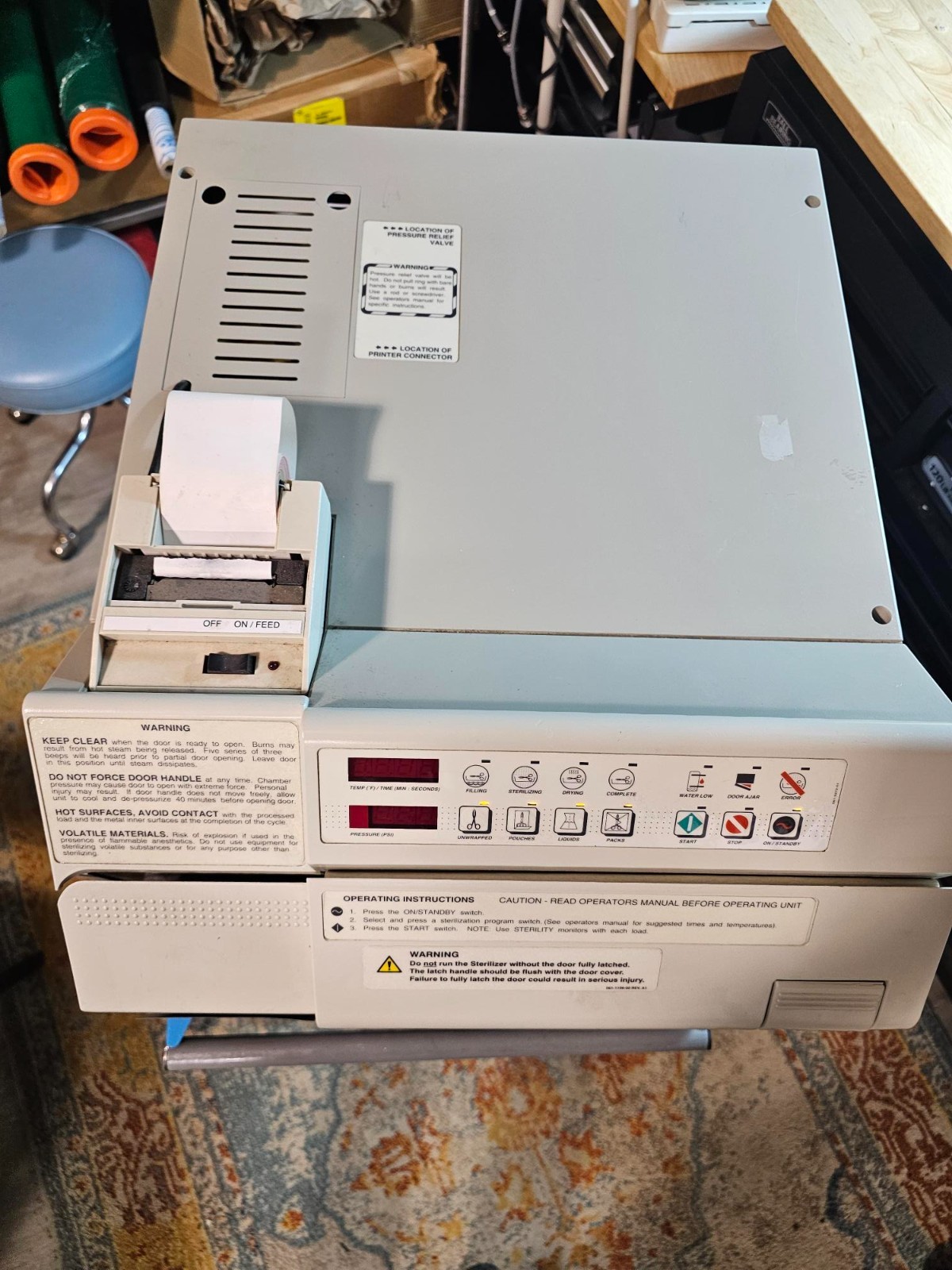 Ritter Midmark Steam Sterilizer UltraClave M11-001 sn: ES007933