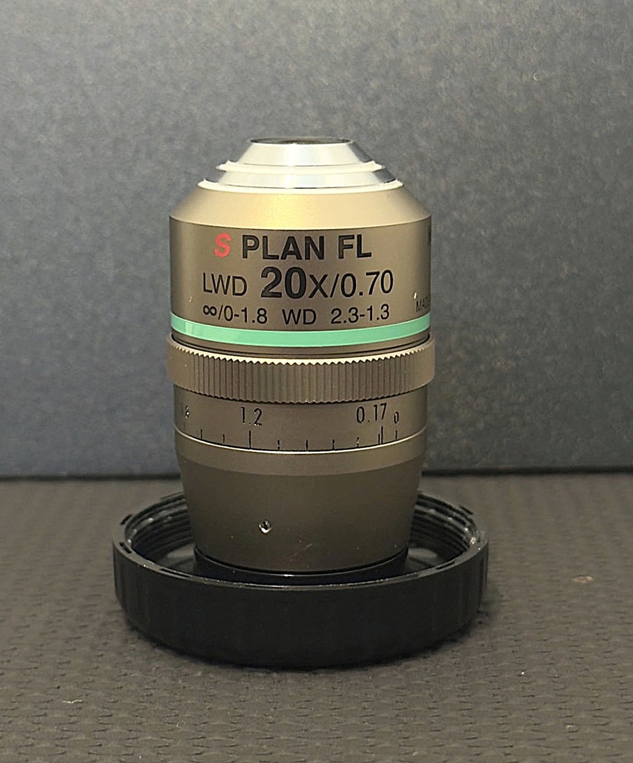 NIKON S PLAN FL LWD 20X/0.70 ∞/0-1.8 WD 2.3-1.3 20X Microscope Objective